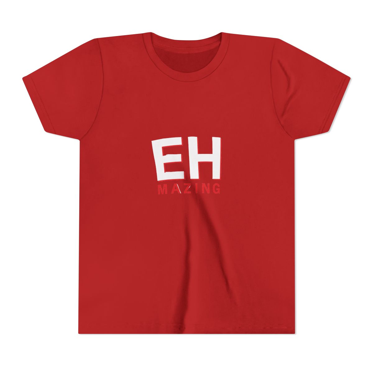 Eh Mazing Funny Canadian Pun Kids T Shirt - Hockey Fan Gift - alternate angle 5, merchandise