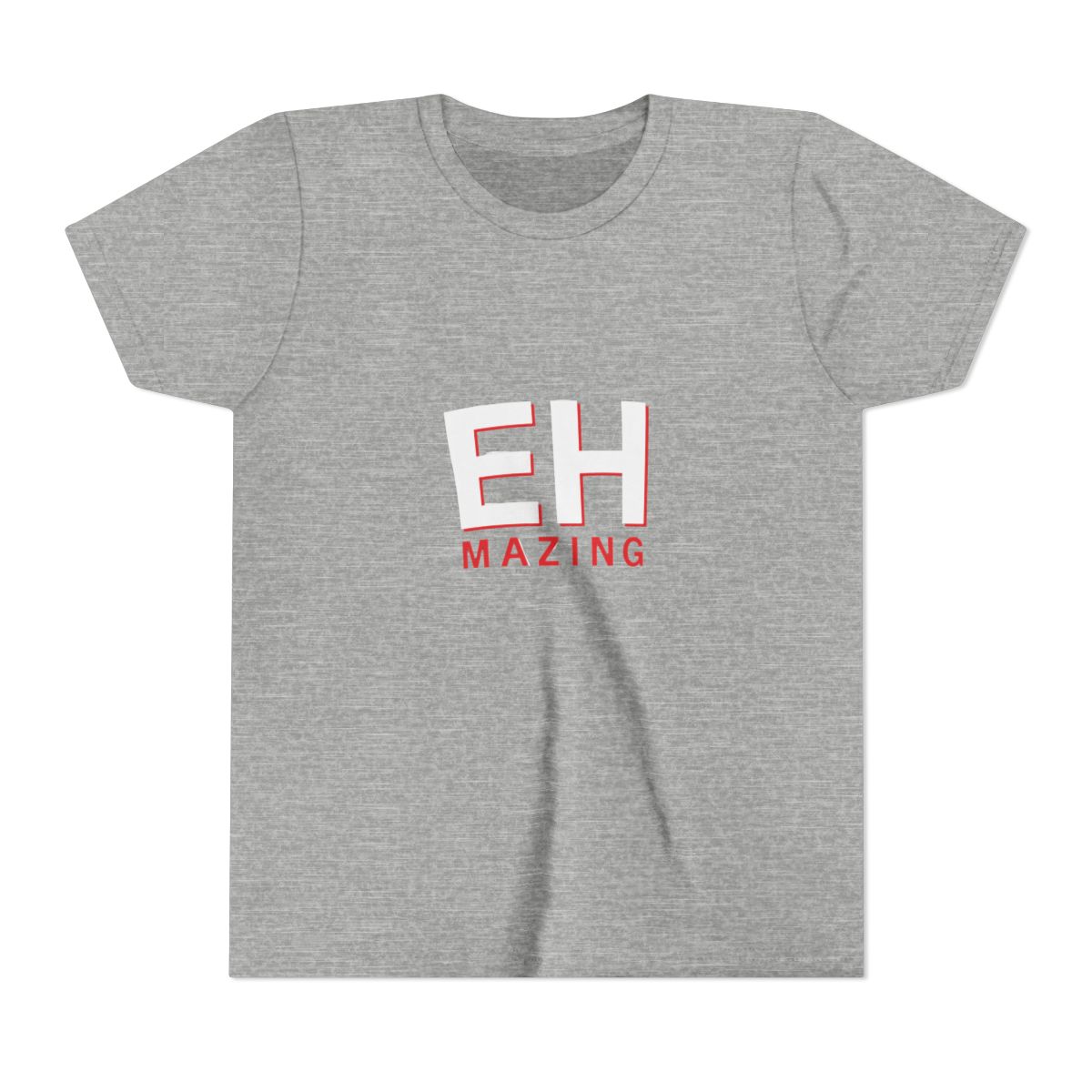 Eh Mazing Funny Canadian Pun Kids T Shirt - Hockey Fan Gift - alternate angle 2, merchandise