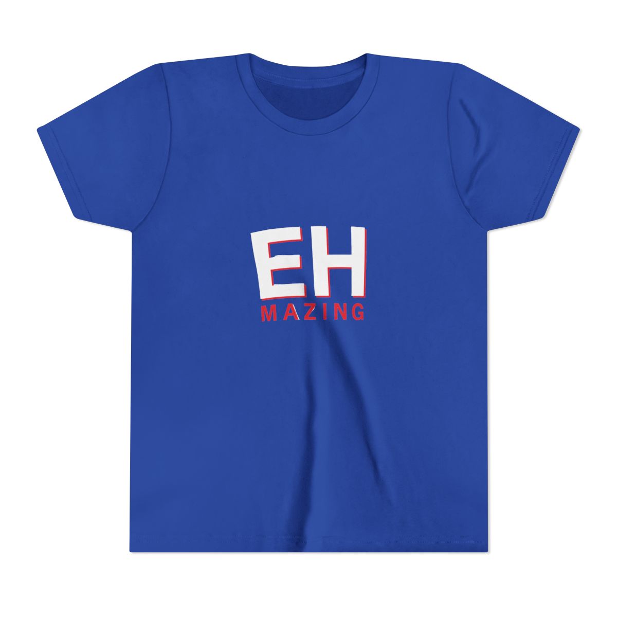 Eh Mazing Funny Canadian Pun Kids T Shirt - Hockey Fan Gift - alternate angle 3, merchandise