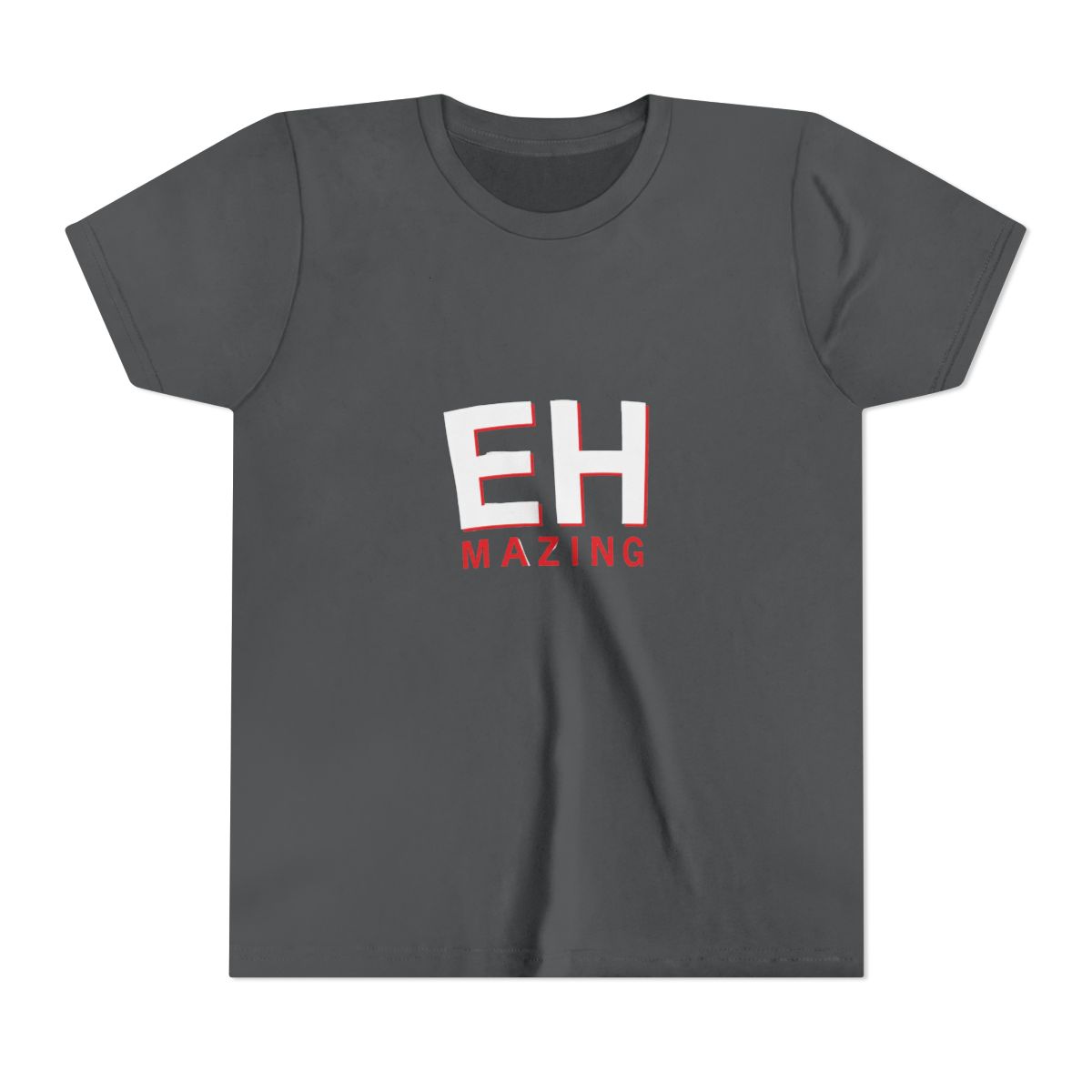 Eh Mazing Funny Canadian Pun Kids T Shirt - Hockey Fan Gift - alternate angle 4, merchandise