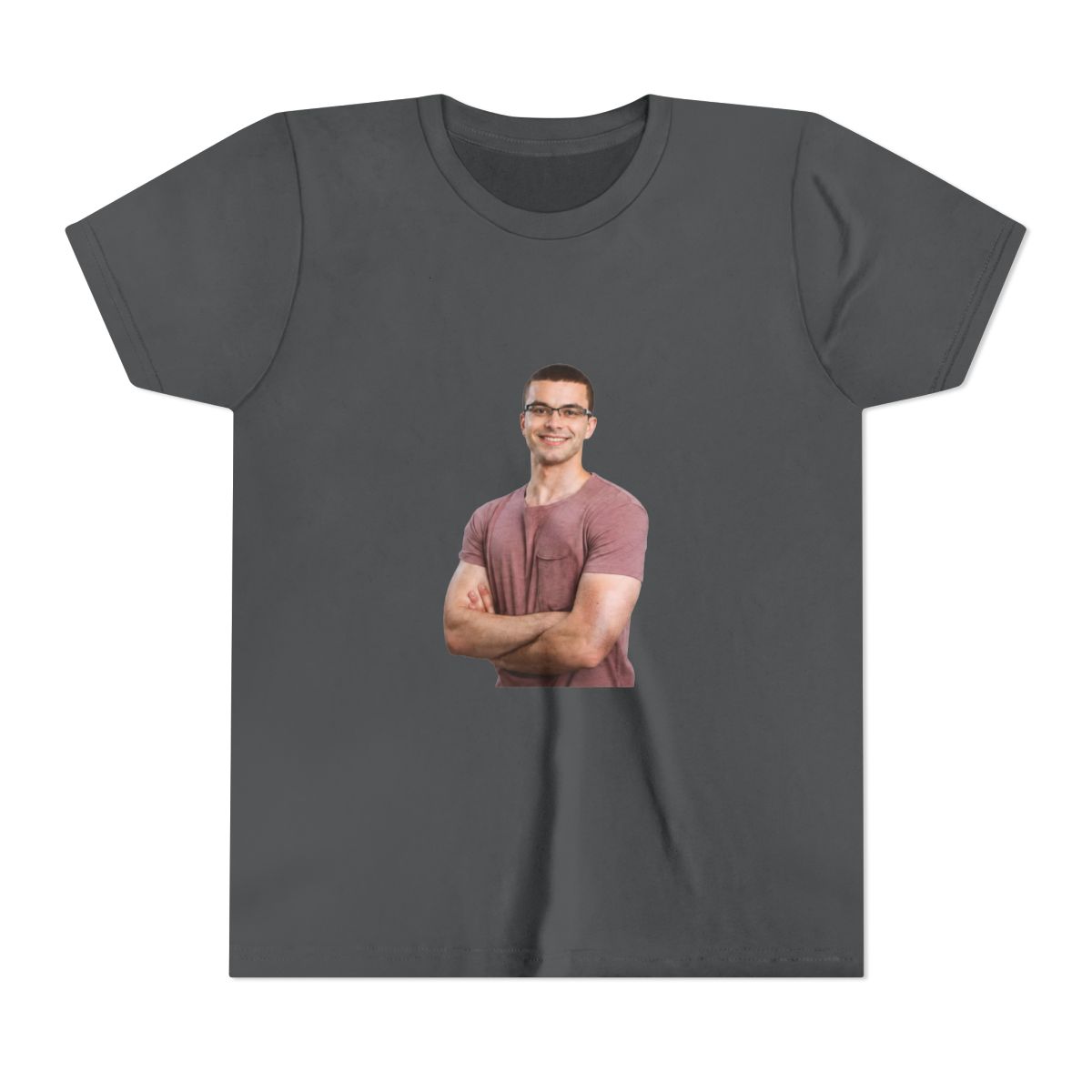 Never Back Down Never Give Up Tee - Nick EH 30 Quote - Funny Shirt - Meme Shirt - Joke Shirt - Cringe - Men Shirt - Men Gift - Funny Gift (Kids) - alternate angle 3, merchandise